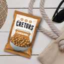 G.H. Cretors Caramel Corn  Irresistible Gourmet Caramel Popcorn Snacks in Individual Bags, 8 Oz (Pack of 6) (EXP 11/15/26)