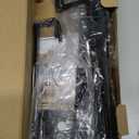 SWTYMIKI Over Door Hat Rack - 3 Packs Metal Hanging Hat Organizer with 12 Hooks Design, Baseball Cap Hanger Organizer Storage Holds up to 60 Caps for Door, Bedroom, Closet (Black)