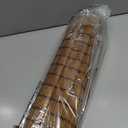 UNISHADES Blackout Cordless Bamboo Roman Shades 26 3/4×64 in Penang Teak