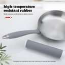 Upgraded Silicone Pan Handle Sleeve - Heat-Resistant&Non-Slip Cast Iron Handle Cover for Pots and Pans - Multipurpose Kitchen Protection(2pcs Medium)