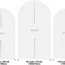 Light Baby Blue Solid Arch Backdrop Covers for Positano Parties Arched Stand Stretchy Fabric Cover Porcelain Boys Birthday Party Decors(4x7.2ft) (GX-1176)