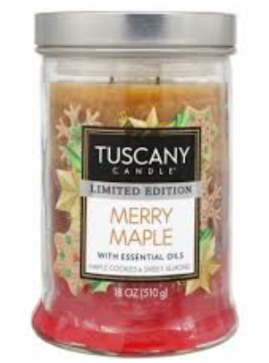 Tuscany Candle Merry Maple 18Oz