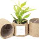 Jute Planter Basket-Woven Jute Rope Covers for Decorating Indoor/Outdoor Succulents, Small Plant Pots-Set of 3-Multi-Purpose Storage Bins 4.5 Inches -Modern Style Decor -Natural Jute