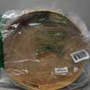 Coffee Table Tray Round Rattan Ottoman Tray Woven Serving Trays with Handles for Home and Kitchen Decorative Natural (Large 16.9 inch)