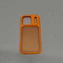 CASEKOO for iPhone 17 Pro Case, with Bright Orange Edge and Translucent Matte Back, Slim Cover Women Men for iPhone 17 Pro Phone Case 6.3 inch, Bright Orange