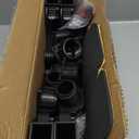 Nefish Mini Fridge Stand Universal Raised Base Adjustable Refrigerator Stands with 4 Strong Feet Washing Machine Pedestal Multi-Functional Bases for Dryer (Black)