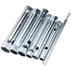 6PCS Dual-Ended Wrench Socket Plumber Back Nut Tap Spark Plug Spanner Set Extended Spark Plug Wrench