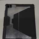 Nillkin for iPad Air 13 inch M2 2024 M3 2025 Keyboard Backlit Bumper Case for iPad Pro 12.9 (3rd, 4th, 5th and 6th gen) Detachable Keyboard with Built in trackpad, Stand,US English - Elite Black