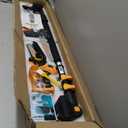 2-IN-1 Cordless 8-Inch Pole Saw & Chainsaw for DeWALT 20V MAX Battery - 1200W Brushless Motor, Total Reach of Max 15.9 FT, Lightweight, 8"&6"Electric Pole Saws for Tree Trimming Pruning (Tool Only) (Yellow)
