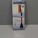 EcoNour 27" Aluminum Ice Scrapers for Car Windshield | Car Snow Scraper Window and Snow Brush with Ergonomic Foam Grip Winter Accessories (Orange)