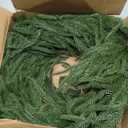 3 Pack 6ft Christmas Garland Decor Artificial Norfolk Pine Garlands, Real Touch Artificial Faux Greenery Garland for Fireplace Mantle, Wall, Stairs, Porch Holiday Indoor Outdoor Decorations