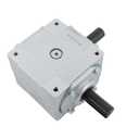 CW/CW 1:1 Right Angle Gearbox 19455-SR-KW-KW-GR with 2 Keyed Shafts 40HP for Mechanical Equipment