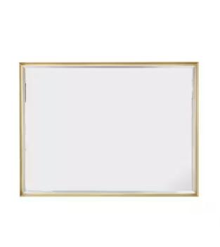 Bathroom Vanity Mirror – Gold Metal Frame