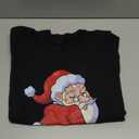 Santa Claus Shaking Booty Twerking Christmas Men Women T-Shirt 2XL