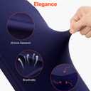 VEVOR Chair Covers, Polyester Spandex Chair Cover, Stretch Slipcovers for Wedding Party Dining Banquet Flat-Front Chair Covers (Navy Blue-a, 50PCS)
