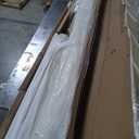 EaseLife 30 x 84 inch White Barn Door with 5.5FT Sliding Door Hardware Kit Included & Handle,Solid Wood Covered with Waterproof PVC Surface,DIY Assemblely,Easy Install,H-Frame,Fit 26-28in Wide Opening