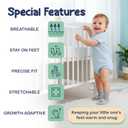 Mother's Choice Organic Cotton Baby Socks 6-12 Months - 12 pairs Soft and Cozy Baby Sock, Gentle Newborn Socks, Ideal Baby Gift, Infant Footwear for Everyday Comfort and Little Ones Feet (Tan Beige)