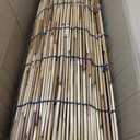 Natural Reed Fencing Rolls: Privacy Bamboo Fence 3ft High Roll Reed Decorative Bamboo Fencing Screen for Outdoor Balcony Patio Garden Backyard, with Cable Zip Ties(Coffee, 3.2x16.4ft)