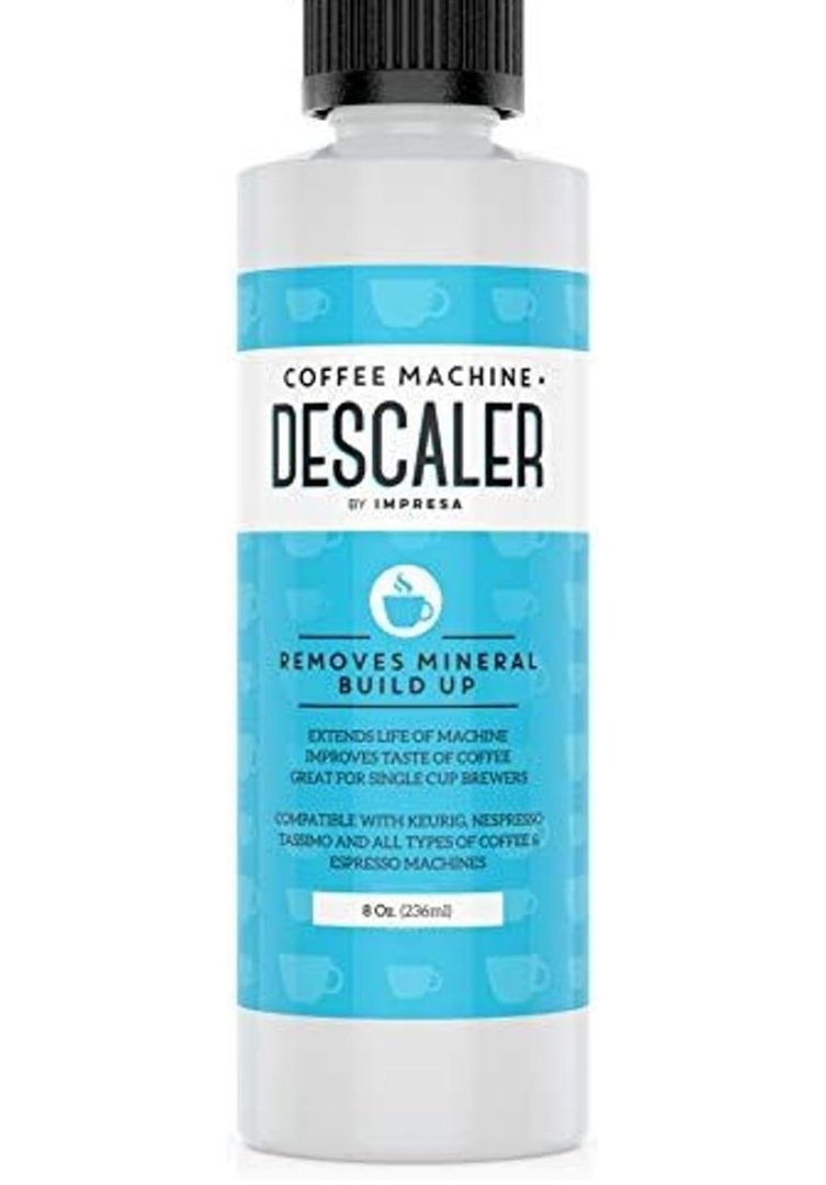 Descaler (2 Pack, 2 Uses Per Bottle) - Made in the USA - Universal Descaling Solution for Keurig, Nespresso, Delonghi and All Single Use Coffee and Espresso Machines