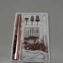 Cordless Nail Drill 35000RPM, Portable Electric Nail File for Acrylic Gel Nails, Professional Manicure Pedicure Kit, Rechargeable Pedicure Tools for feet with LCD Display, Low Noise Low Vibration