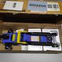 2 Ton Low Profile Floor Jack, Heavy Duty With Single Piston Quick Lift Pump, Steel Car Jack Adjustable Height 3.3"-15.2", Hydraulic Trolley 4000 LBS Capacity, Blue