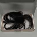 Hairro Clip On Bangs Human Hair Bangs Hair Clip In Bangs 3D 360Cover Topper With Bangs Wispy Air Bangs Hair Pieces Fake Bangs For Women 8 Inches 10g #1B Natural Black