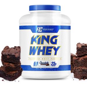 Ronnie Coleman Signature Series King Mass XL Protein Powder, Weight and Muscle Gainer, 60g Protein, 180g Carbohydrates, 1,000+ Calories Per Serving, Creatine and Glutamine (20lb, Dark Chocolate) BBD:05-2028