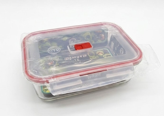 MasterChef Glass Storage 2 L Rectangular Container - New