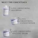 Davines LOVE/Smoother Hair Milk, Taming Leave-On Anti-Frizz Formula for Wavy, Unruly, Coarse Hair - Moisturizes & Smooths Without Leaving Residues or Weighing Down with Olive Extract