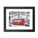 BOJIN 8x10 Picture Frames Black, Solid Wood Display Pictures 6x8 with Mat or 8x10 Without Mat, Table Top Home Decoration or Wall Hanging Photo Frame