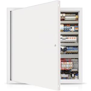 Thicken 1mm 24" x 24" Access Panel for Drywall,Metal Access Panel for Ceilings,Attic Access Door,Plumbing Drywall Access Panel, Access Panel Solves Problem of Fragile Panels (Screwdriver Latch)