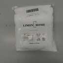 LIMON HOME White Linen Kitchen Curtains 30 inch Length Pinch Pleat Cafe Curtains 1 Panels