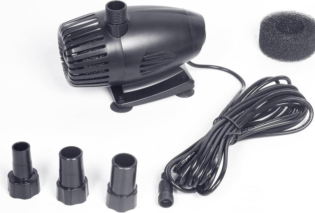 Biling Water Pump Solar Powered, 660GPH, 4ft High Lift, Need to Connect Solar Panels Above 40W