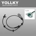 Rear Right ABS Wheel Speed Sensor for Nissan Frontier 2005-2019, Anti-Lock Brake Sensor Replacement | Replaces OE# 47900-EA015 / 47900EA015