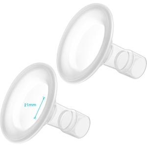21mm Shields&Cushions Compatible with Medela Breast Pump- PersonalFit, Freestyle, Harmony, Maxi, Flex Lansinoh Pump-SignaturePro SmartPump Manual Replace Medela Parts Accessories Flanges