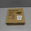 25Ft Outdoor Christmas Lights, Dimmable G40 LED Patio String Lights with 27 Frosted White Globe Bulbs, Green Wire Outdoor Christmas Decorations Lights Waterproof for Wedding Party Porch Backyard