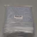 Clear PVC Shelf Cover Fully Visible Waterproof Wire Rack Protector with Zipper, 36" W x 18" D x 72" H, Cover Only