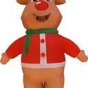 Christmas Inflatable Reindeer Costume Adult Halloween Inflatable Costume for Men/Christmas/Halloween (Inflatable Reindeer)