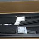 Pamray 32 Inch Small Computer Desk with 2 Drawers for Bedroom Study Writing Home Office Table for Small Spaces Black