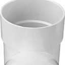 NDS 3P09 PVC S&D Sanitary Tee, 3-Inch, for Hub X Hub Solvent-Weld Connections, for use with 3-Inch Sewer and Drain Pipe, White