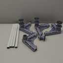 Washing Machine Stand BaseAdjustable Base Machine Base Stand Length/Width 46-68cm Refrigerator Holder Bracket Fridges Floor Trays Air Conditioner Stent Anti-vi,8 Legs