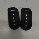 7153V 7254V & 7654V Blue and Black Silicone Cover Remote Control V3 Soft Silicone 5 Keys for Viper Protective Cover Open Below The Right Side Replacement Durable Accessories 2pcs