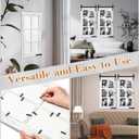 Sintuff 2 Sets Picture Frame Collage Fit 4x6 Photo Multi 6 Opening White Wooden Barn Door Window Farmhouse Picture Frame Collage for Living Room Bedroom Wall Decor
