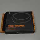 Coffee Mug Warmer, Cup Warmer for Desk with Auto Shut Off Smart Temperature Settings, Electric Beverage Tea Water Milk Heater for All Cups and Mugs, Heating Plate Candle Wax Warmer (Dark Black)