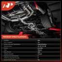 A-Premium Front and Rear 2-PC Catalytic Converter Kit Direct-Fit Compatible with Ram ProMaster 1500 2014-2021, ProMaster 2500 2014-2021, ProMaster 3500 2014-2021, 3.6L, EPA Compliant