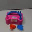 Growsun Electric Balloon Pump Air Inflator Portable Automatic Dual Nozzle Balloon Blower 110V 600W for Birthday Baby Shower Balloons Party Decorations (Rose Red)