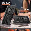 SUPCASE for Samsung Galaxy S26 Plus Case with Stand (UB Pro Mag), [2 Front Frames] [Compatible with MagSafe] [Built-in Screen Protector & Belt-Clip] Protective Phone Case for Galaxy S26 Plus, Black