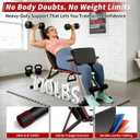 Adjustable Weight Bench, Foldable Workout Bench Press, Weight Benches for Home Gym, Workout Equipment for Full Body Exercise, 770LBS Standard