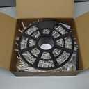 JMEXSUSS 168FT 600 LED Christmas Lights Outdoor Waterproof Clear Wire Indoor String Lights for Outside Warm White Christmas Tree Lights Plug in for Bedroom Wedding Party Valentines Decor