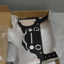 Front License Plate Bracket Mount Holder Compatible with Tesla Model Y 2019-2024, 2026 Juniper, No Drill, Second Installation, Heavy Duty Front License Plate Frame with Accessories